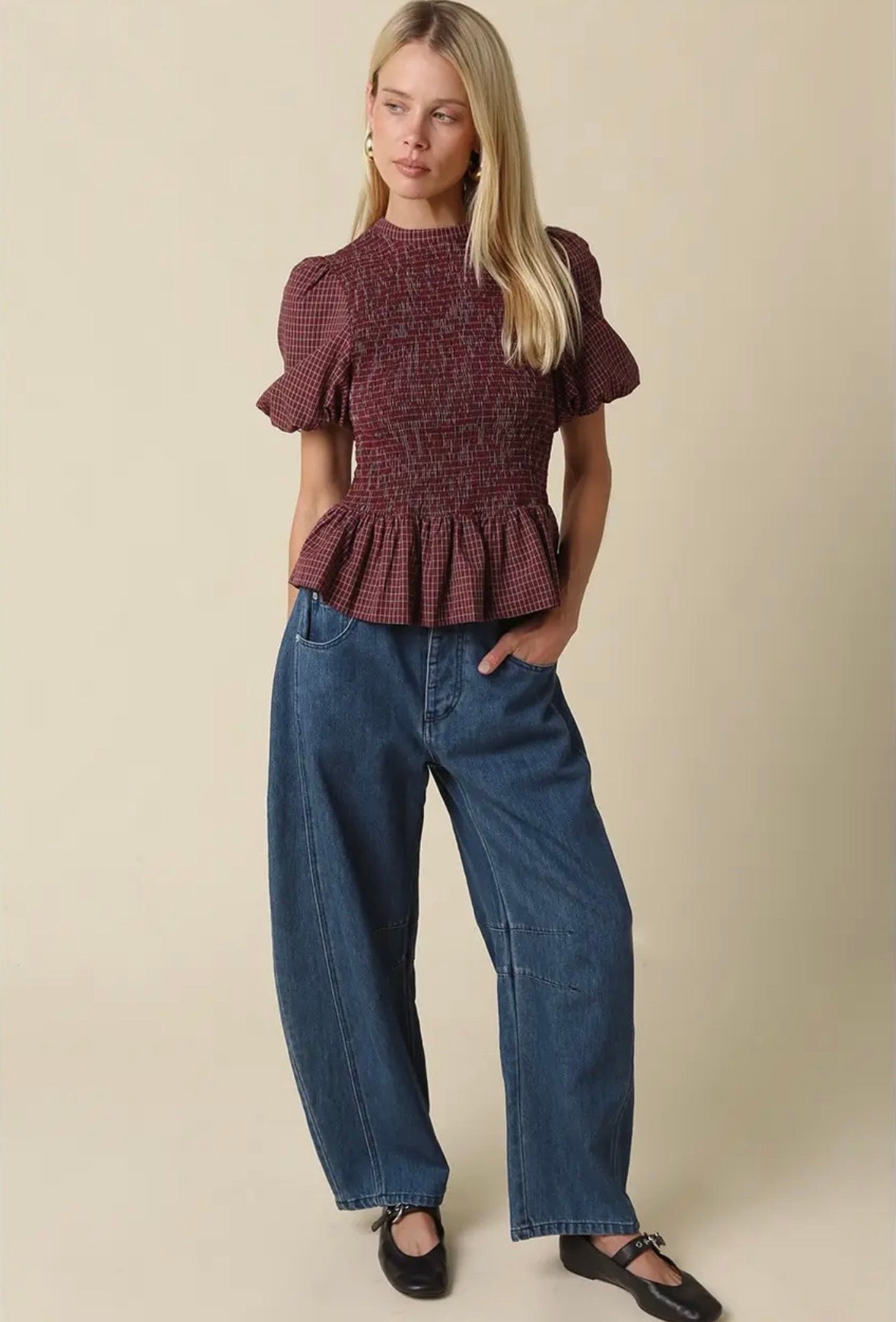 Smocked Blouse
